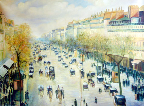 Boulevard Montmartre, Camille Pissarro, 1897